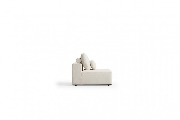 White five-seater textile sofa living room furniture upholstered sofa recliner sofa