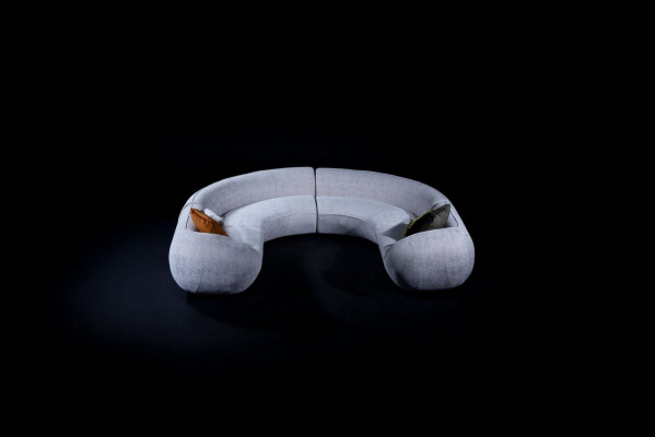 Luxury U-Shaped Corner Sofa Living Room Upholstered Sofa Modern Design Furniture