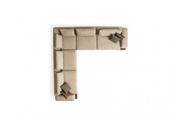 Sectional sofa living room sofa L-shape new couch modern upholstered sofa textile