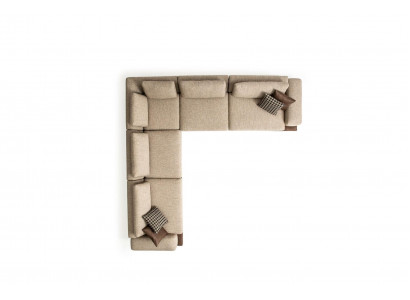 Sectional sofa living room sofa L-shape new couch modern upholstered sofa textile