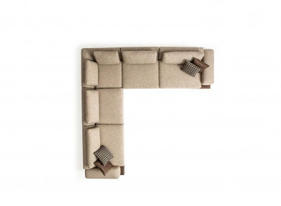 Sectional sofa living room sofa L-shape new couch modern upholstered sofa textile
