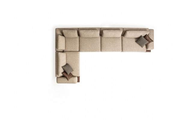 Sectional sofa living room sofa L-shape new couch modern upholstered sofa textile