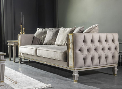 Chesterfield Sofa XXL Couch Upholstery Big Sofas Design Furniture Interior