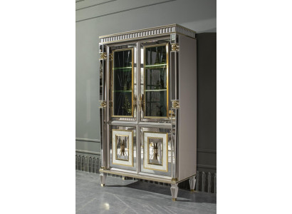 Luxury display cabinet unusual furniture cabinet vitrines glass wood cabinets