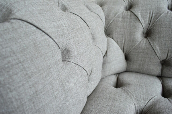 Design Chesterfield Sofa 3 Couch Sofa Set Fabric Upholstery Leather Three-Seater Couches