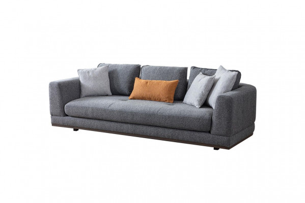 Sofa 3 Seater Modern Furniture White Living Room Luxury 243cm Three-Seater
