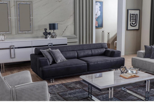 Sofa set 3-seater and armchair designer furniture living room couch furniture