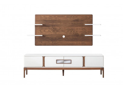 Style living room set, wall unit 2-piece. Sideboard, TV wall panel, wall units.