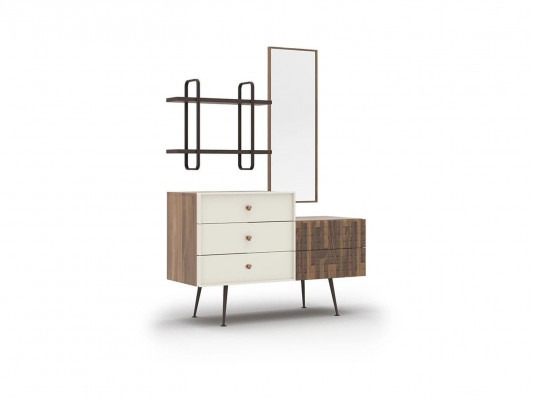 Bedroom Modern Dresser with Mirror Wood Cabinet Design New