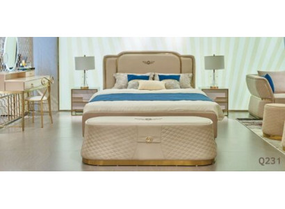 Bedroom set design furniture modern luxury beds new bed 2x nightstand.