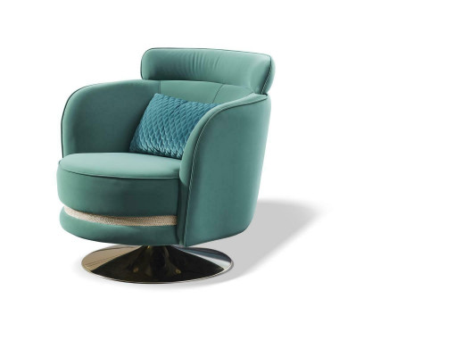 Armchair Design Couch Sofa Relax Fabric Lounge TV Luxury Club Upholstery
