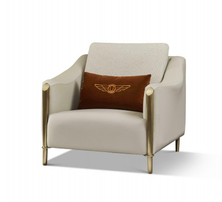 Armchair Design Chair Upholstery Fabric Textile Leather Lounge Television Single Seater One-Seater