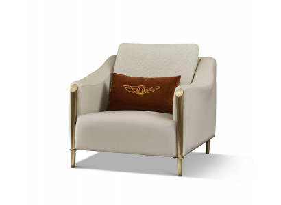 Armchair Design Chair Upholstery Fabric Textile Leather Lounge Television Single Seater One-Seater