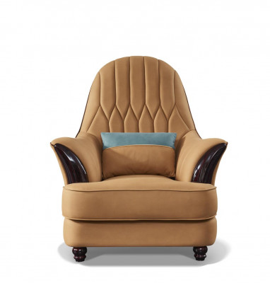 Designer armchair upholstered armchair modern relax leather armchair new luxury chair