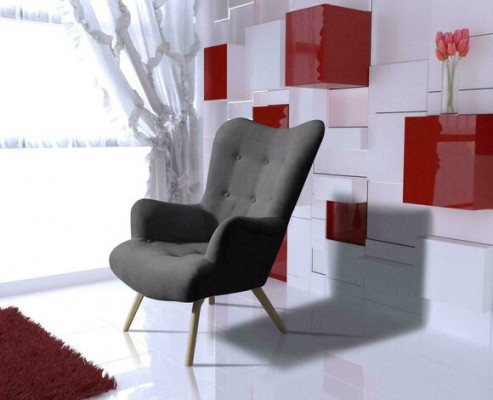 Armchair Single-Seater Lounge Club Furniture Wingback Chair Sofa Couch TV Upholstery New
