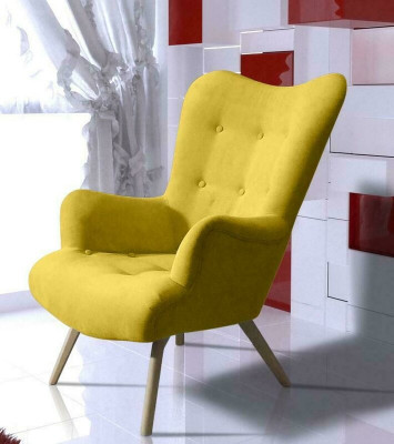 Armchair Single-Seater Lounge Club Furniture Wingback Chair Sofa Couch TV Upholstery New
