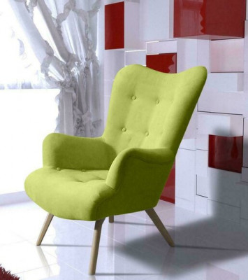 Armchair Single-Seater Lounge Club Furniture Wingback Chair Sofa Couch TV Upholstery New