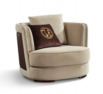 Armchair Television Couch 1 Seater Sofa Textile Fabric Couches Upholstery Design