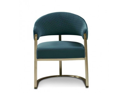 Armchair, television couch, 1-seater sofa, textile fabric, upholstery new, stainless steel designer.