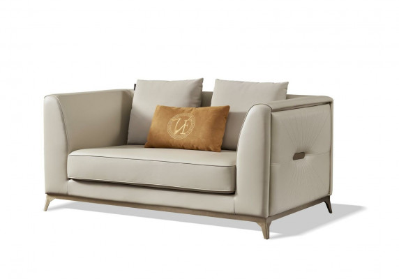 Armchair Leather TV Couch 1-Seater Relax Sofa Luxury Upholstery Single Seater
