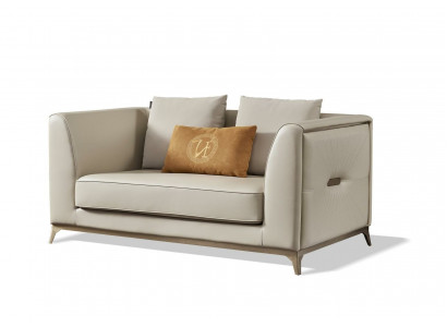 Armchair Leather TV Couch 1-Seater Relax Sofa Luxury Upholstery Single Seater