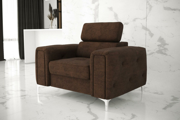 Sofa fabric couches upholstery textile new Chesterfield armchair TV couch 1 seater