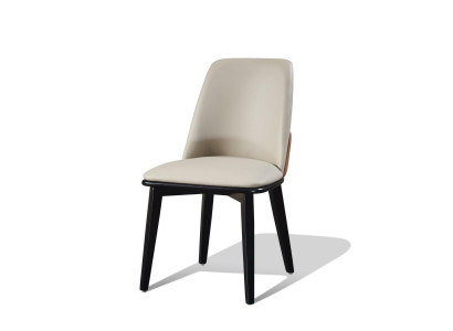 Chair set seat cushion suite dining room modern chairs rest leather wood