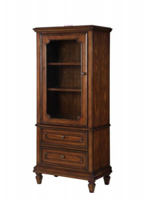 Showcase living room furniture sideboard solid wood glass cabinet real wood