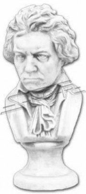 Beethoven fame bust figure sculpture sculptures figures statues