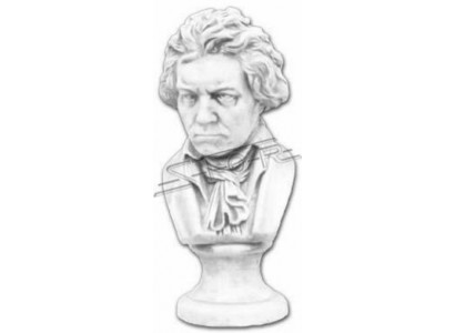 Beethoven fame bust figure sculpture sculptures figures statues