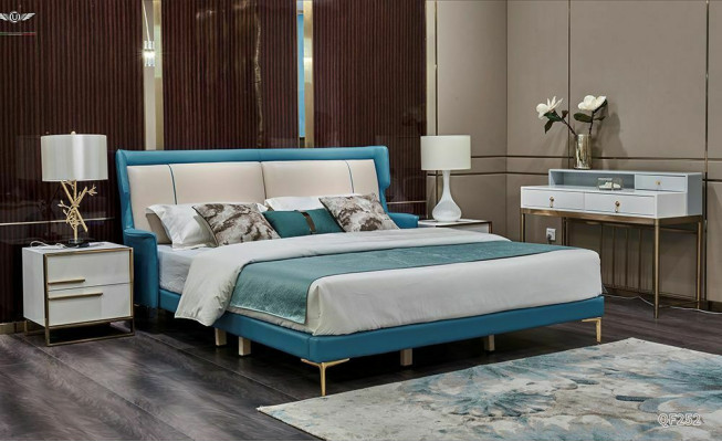 Bed 2x nightstand bedroom set beds furniture classic furniture sets