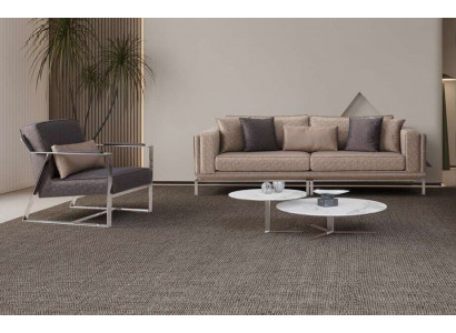 Sofa set Complete couch set Beige upholstered sofa Fabric sofa 2-piece sofa