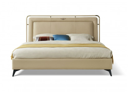 Bed Cushion Classic Double Bed 180x200cm Wood Hotel Beds