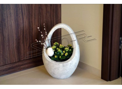 Flower planter, plant tub, decoration, garden, vases, flower pots, figure, nature