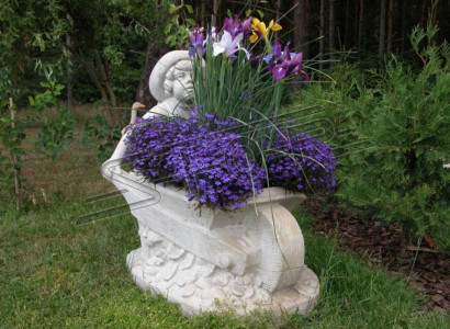 Flower pot planting tub decoration natural figure vases flower pots garden