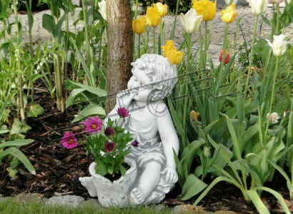 Flower pot, planter, decoration, nature, garden, flower pots, vases, figure