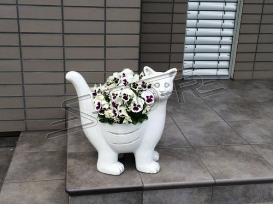 Flower pot planter decoration vases figure garden nature flowerpots