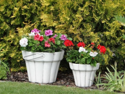 Flower pot, planting container, decoration, vases, garden, nature, figure, flower pots