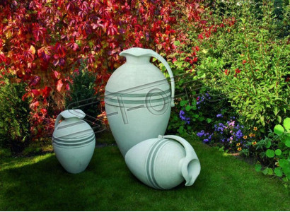 Flower pots, plant containers, natural decoration, figure, garden, flowerpots, vases.