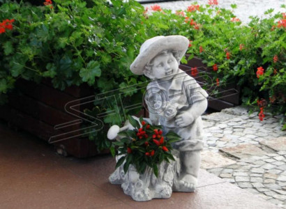 Planter flower pot natural decoration garden flower pots vases figure