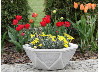 Flower pots, plant pots, natural decoration, garden vases, figure flowerpots