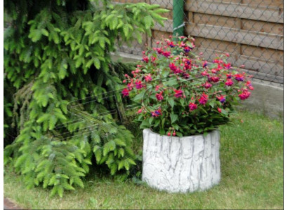 Flower pot plant container natural decoration vases garden figure flower pots
