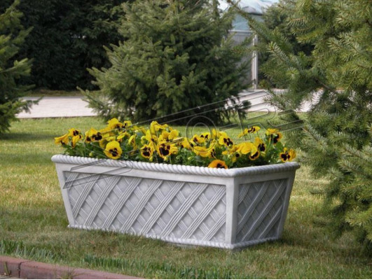 Flowerpots box pot flowers pots decorative XXL concrete garden terrace