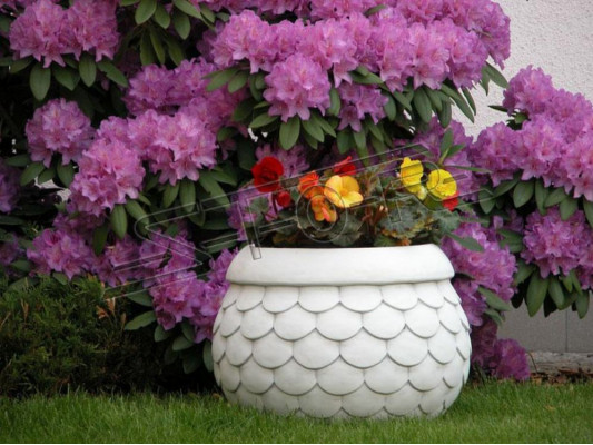 Flower pots, box, pot, flowers, pots, XXL, decorative, garden, concrete, terrace