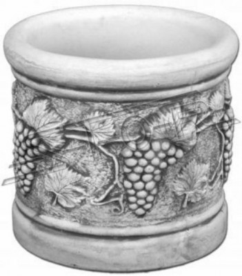 Flower vase, flower box, garden stone, decor, decoration, antique style, flowers.