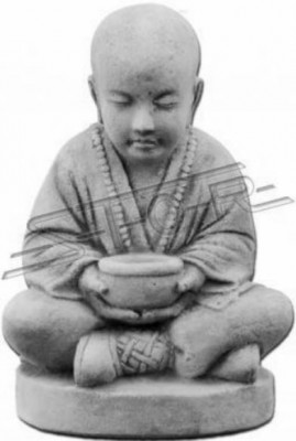 Buddha sculpture in stone look sculpture for garden decorative figure
