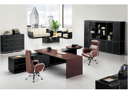 Office furniture setup desk home office complete set 2-piece.