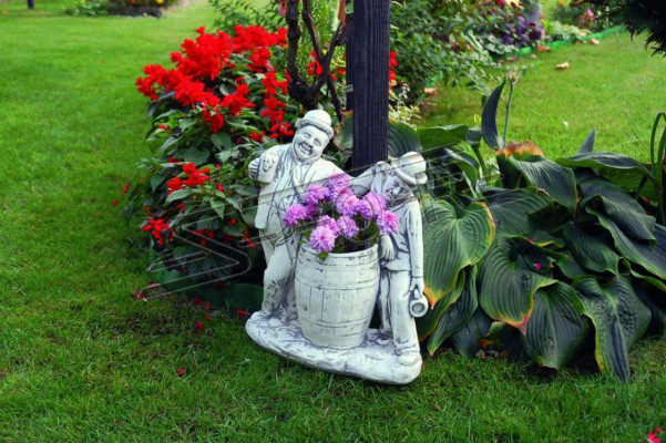 Charlie Chaplin flowerpot planter decoration figure flowerpots