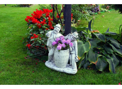 Charlie Chaplin flowerpot planter decoration figure flowerpots