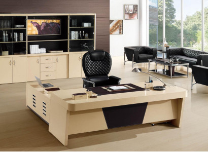 Chef's desk, file cabinet, study furnishings, shelf, office set